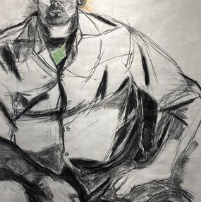 Peinture, Jairo, Portrait, Celso Castro
