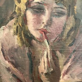 Henri Fehr, Jeune fille au rouge à lèvres Henri Fehr, Jeune fille au rouge à lèvres
