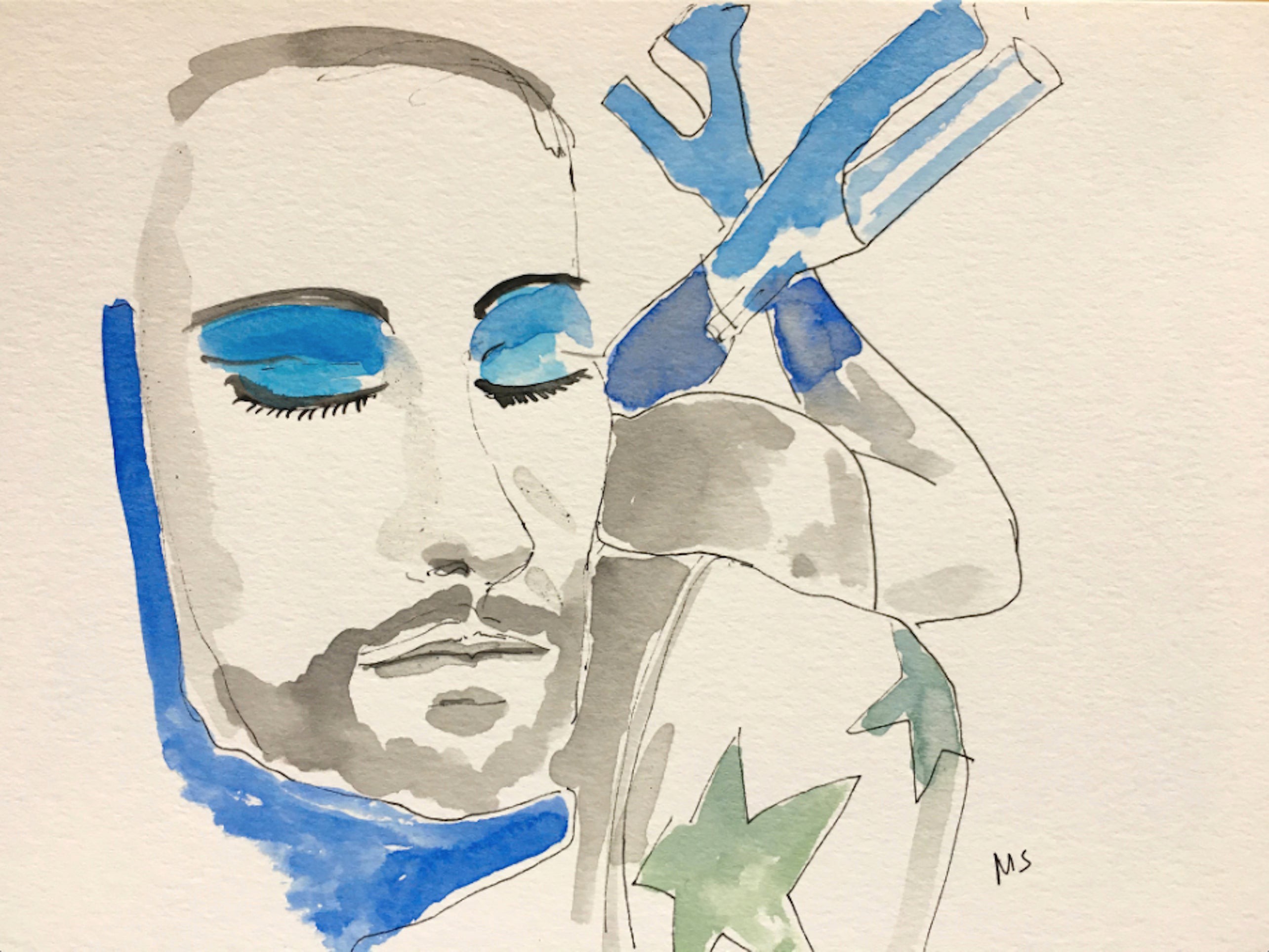 Manuel Santelices, Marc's blue shadow Manuel Santelices, Marc's blue shadow