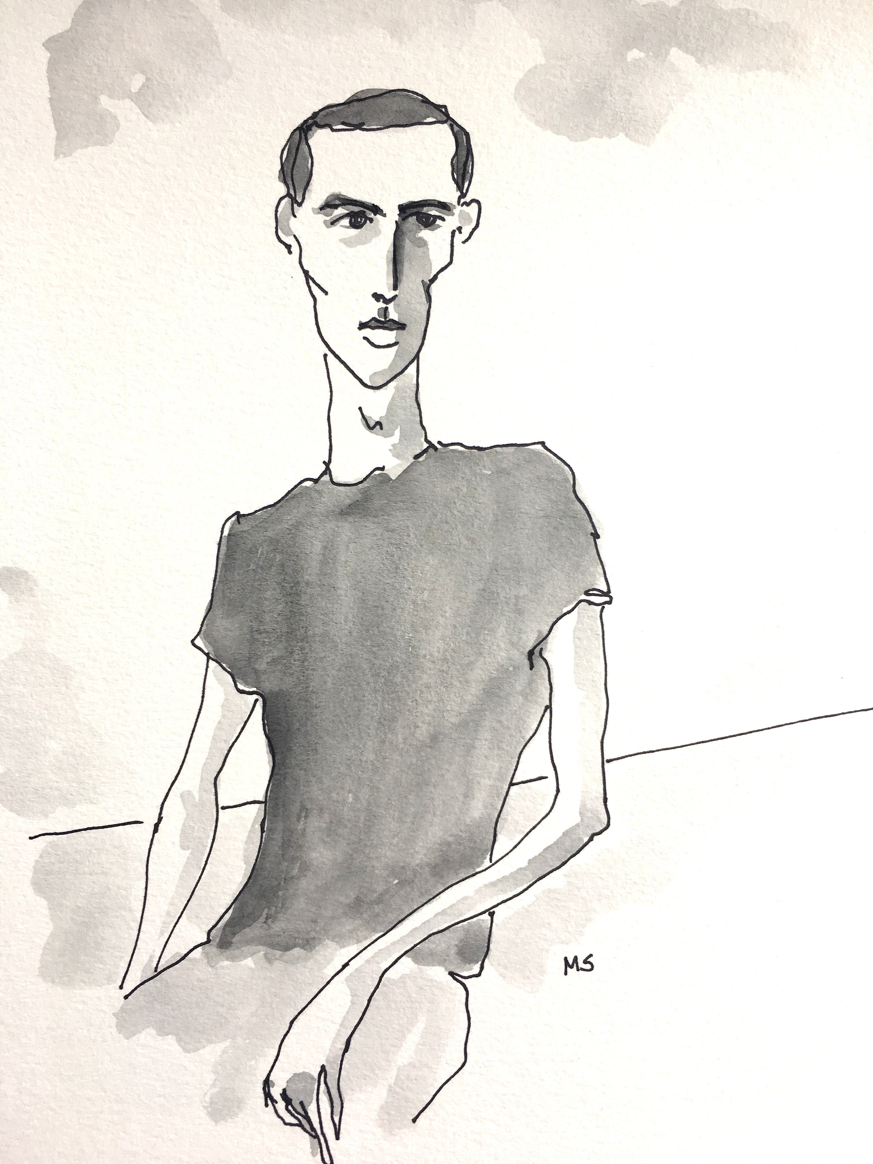 Manuel Santelices, Peter Hujar Portrait Manuel Santelices, Peter Hujar Portrait