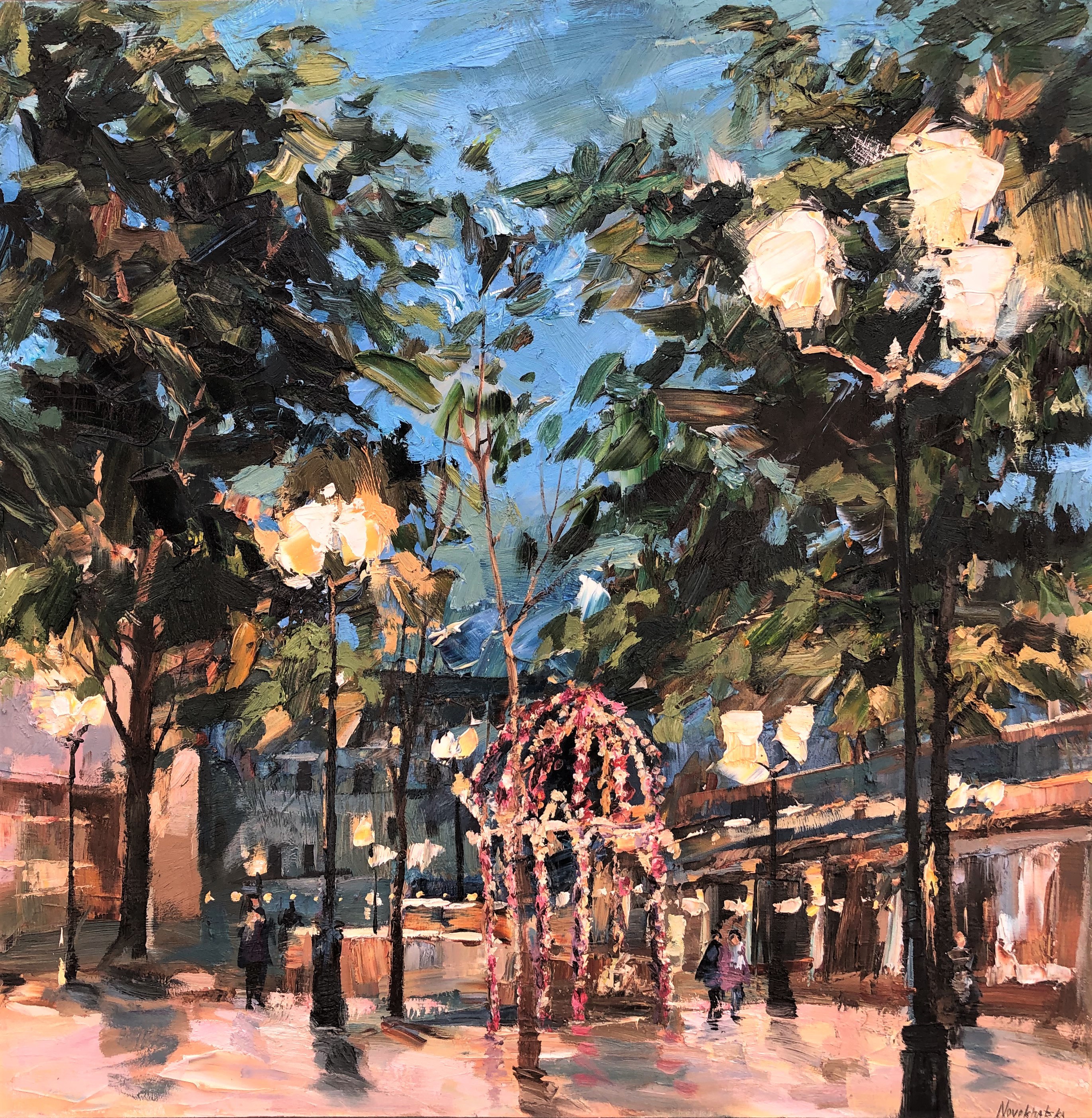 Olga Novokhatska, Place de la Comédie Française le soir Olga Novokhatska, Place de la Comédie Française le soir