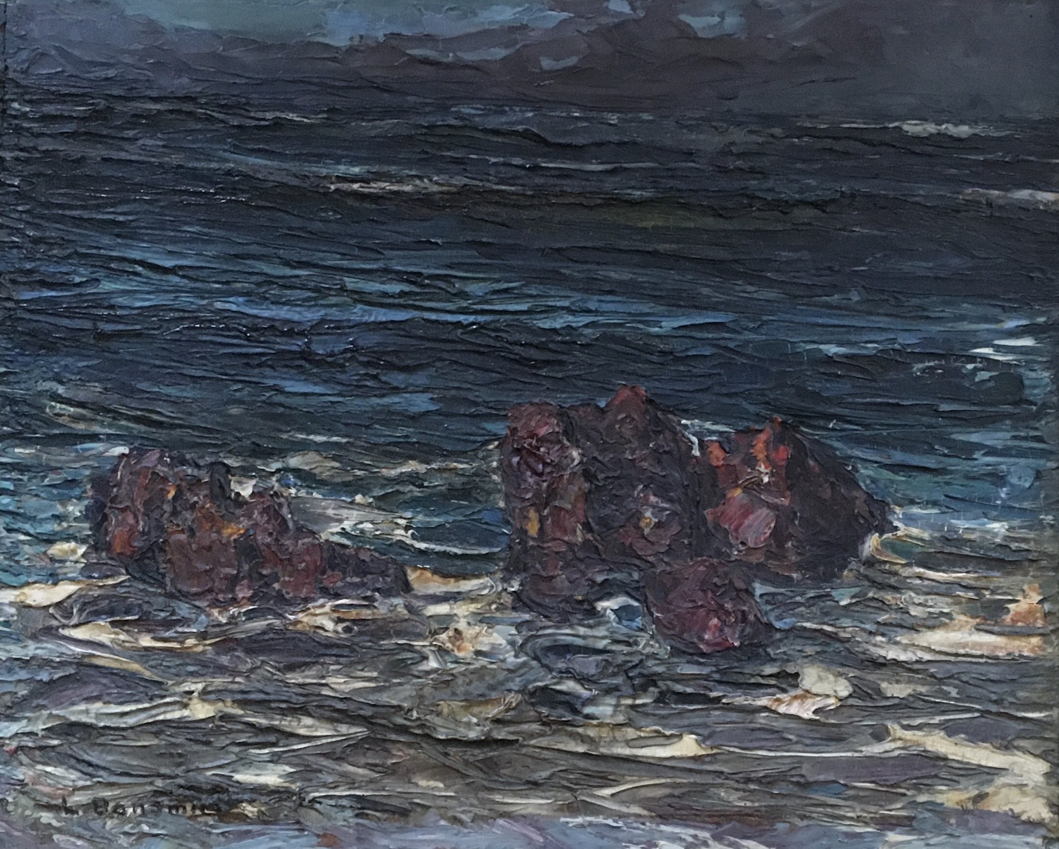 Louis Bonamici, Mer agitée Louis Bonamici, Mer agitée