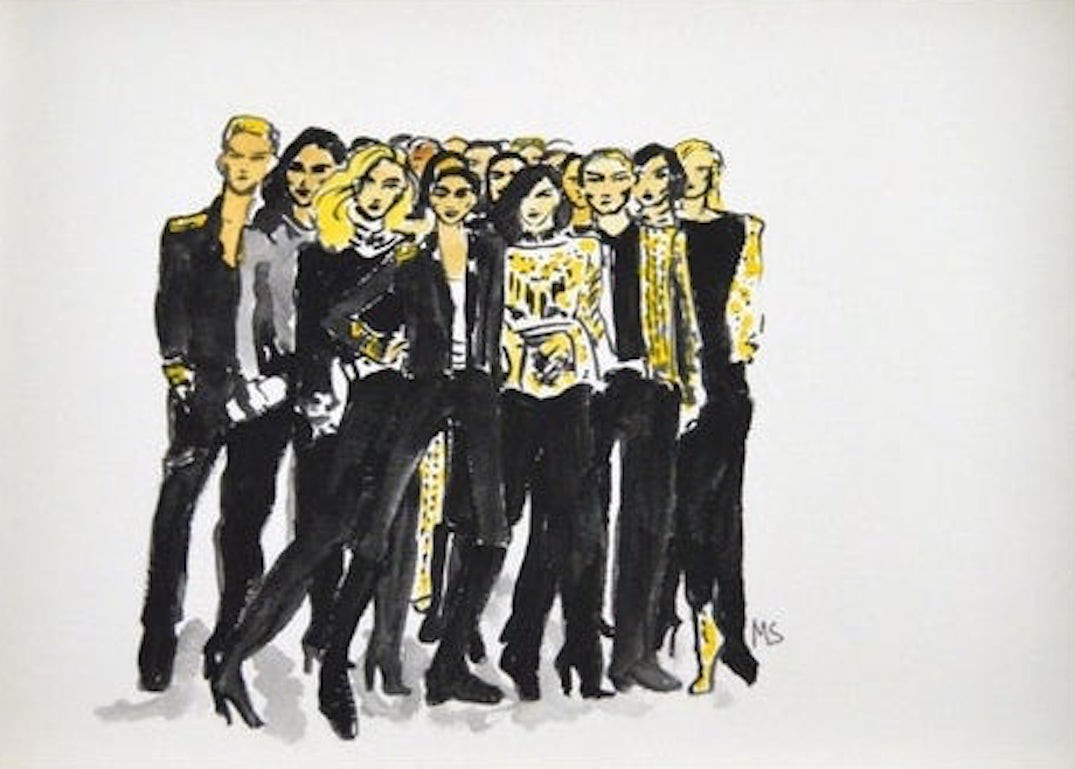 Manuel Santelices, Olivier Rousteing and His Balmain HM Collection Manuel Santelices, Olivier Rousteing and His Balmain HM Collection