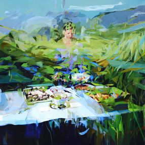 Gemälde, Under the blue sky alone I celebrate, Melinda Matyas