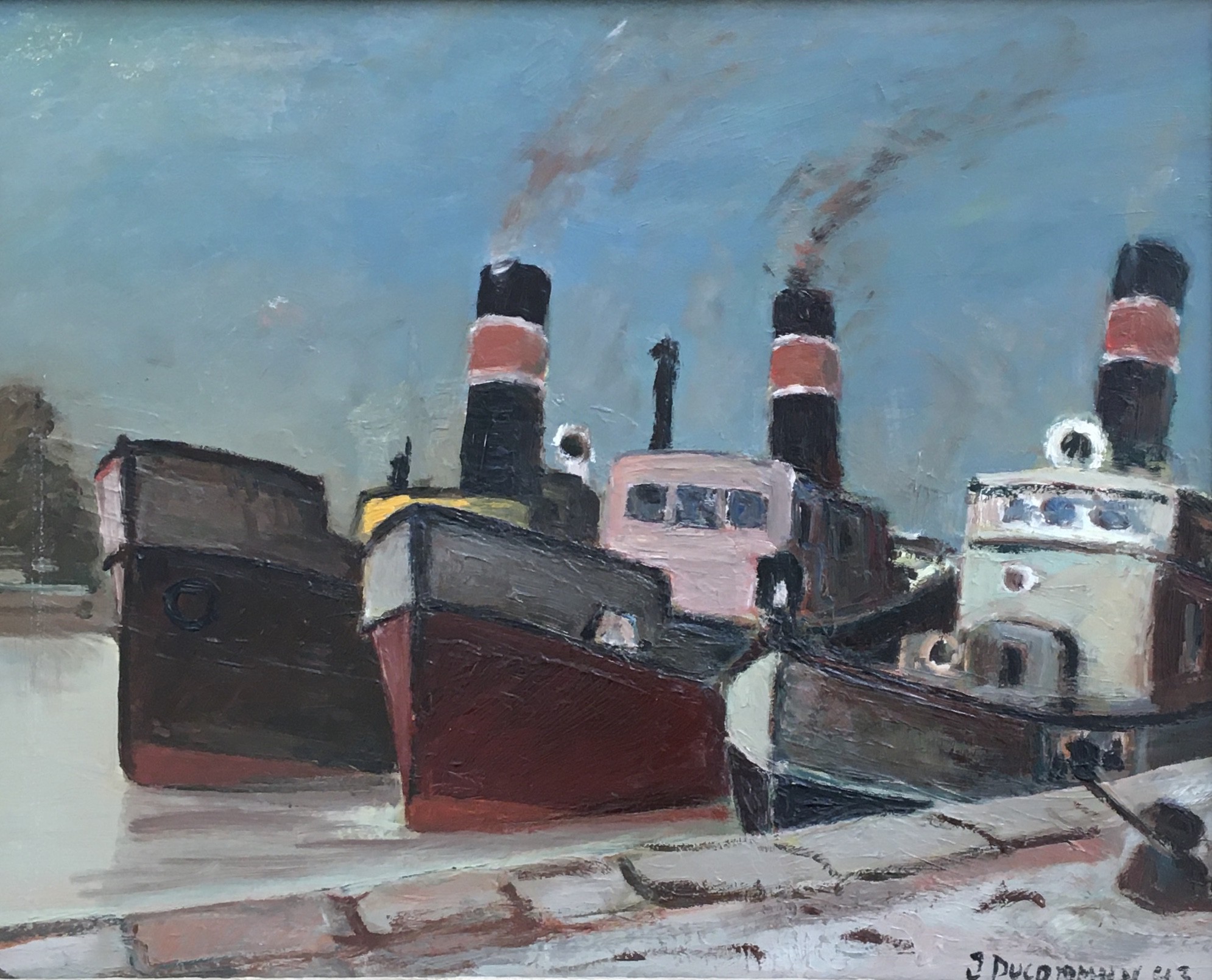 Jean Ducommun, Chalutiers au port Jean Ducommun, Chalutiers au port