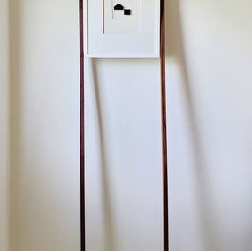 Sculpture, Imprints / I Am Yourself: House. Art wall installation, Casey Waterman