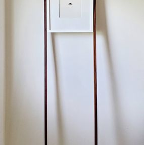 Skulpturen, Imprints / I Am Yourself: Triangle. Art wall installation, Casey Waterman