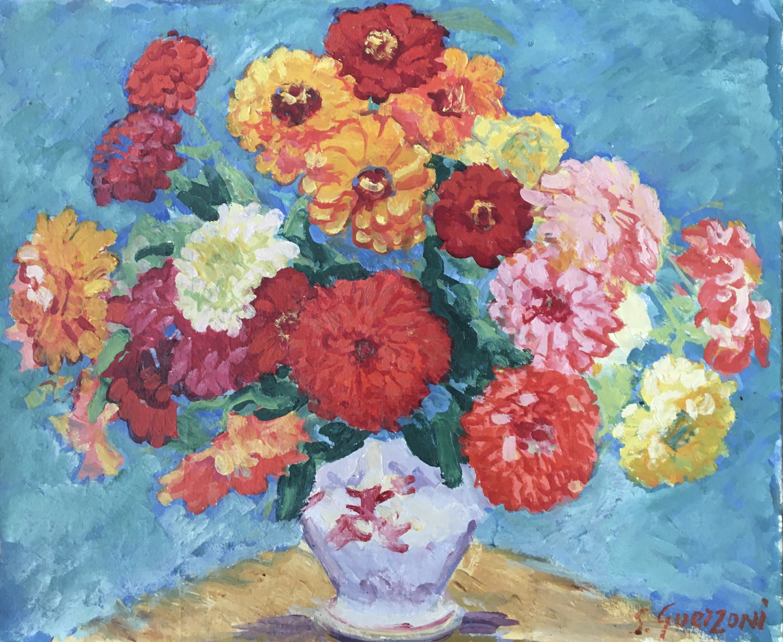 Stéphanie Caroline Guerzoni, Bouquet de fleurs Stéphanie Caroline Guerzoni, Bouquet de fleurs