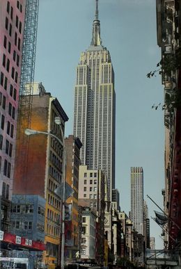 Peinture, NYC-Streets - Empire State Building II, Marion Zimmermann