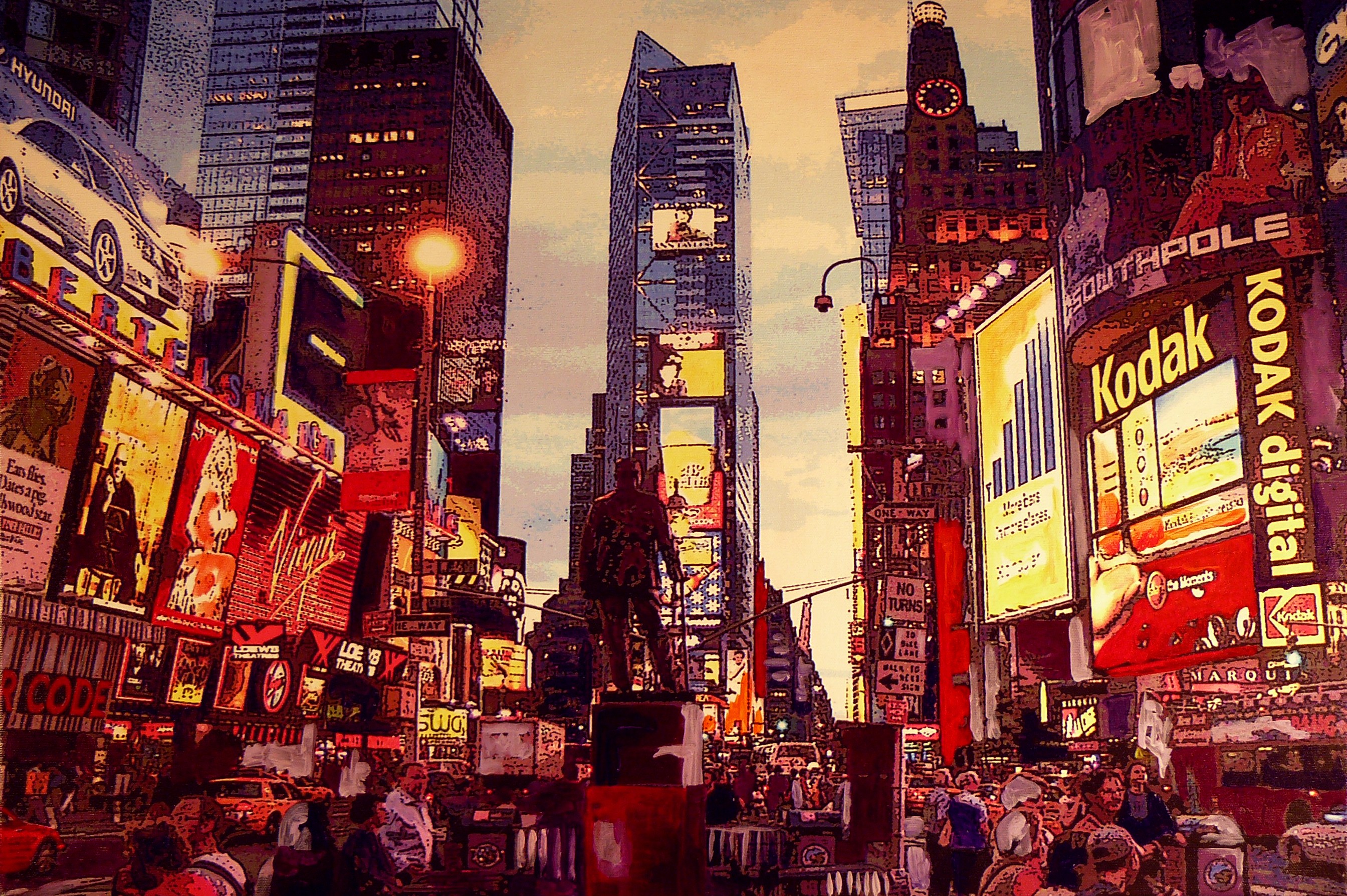 Marion Zimmermann, Times Square XII Marion Zimmermann, Times Square XII