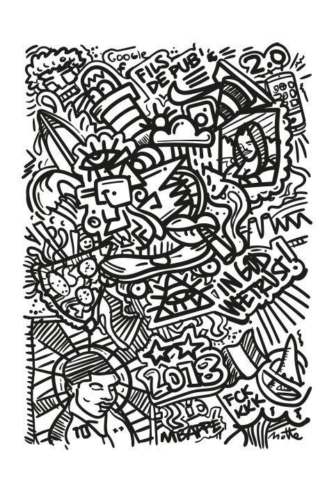 Notte, Doodle 2.0 N°2 Notte, Doodle 2.0 N°2