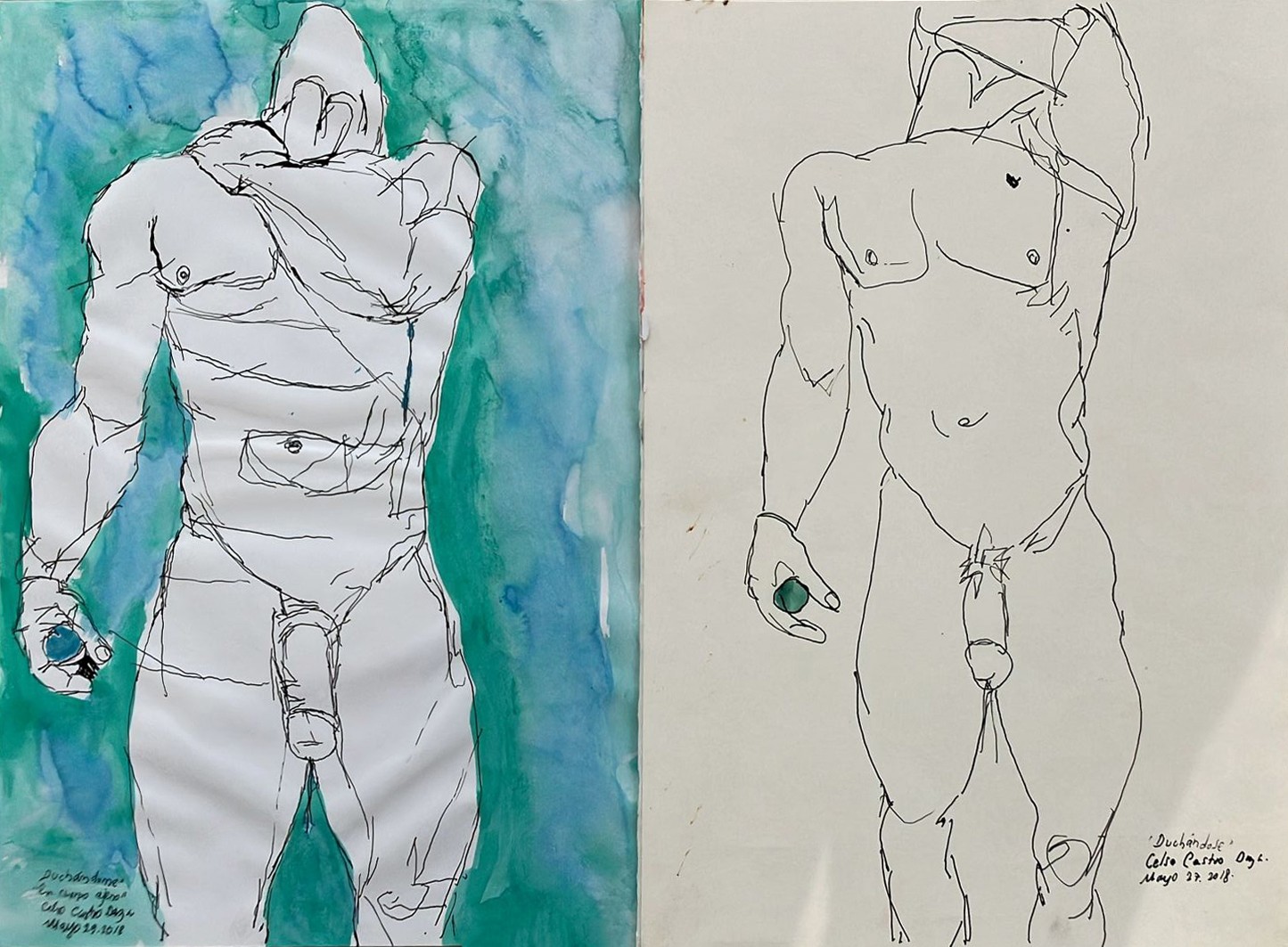 Celso Castro, Duchándome and Duchándome, En Cuerpo Ajeno (Diptych) Celso Castro, Duchándome and Duchándome, En Cuerpo Ajeno (Diptych)