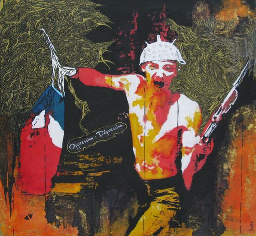 SWeb, Oppression depression, Painting