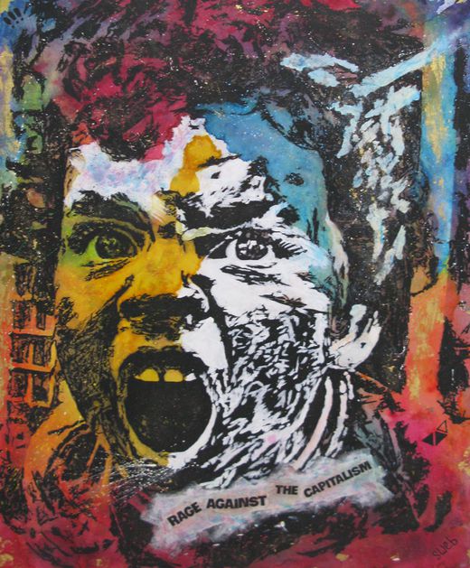 SWeb, Rage against the capitalism, Painting