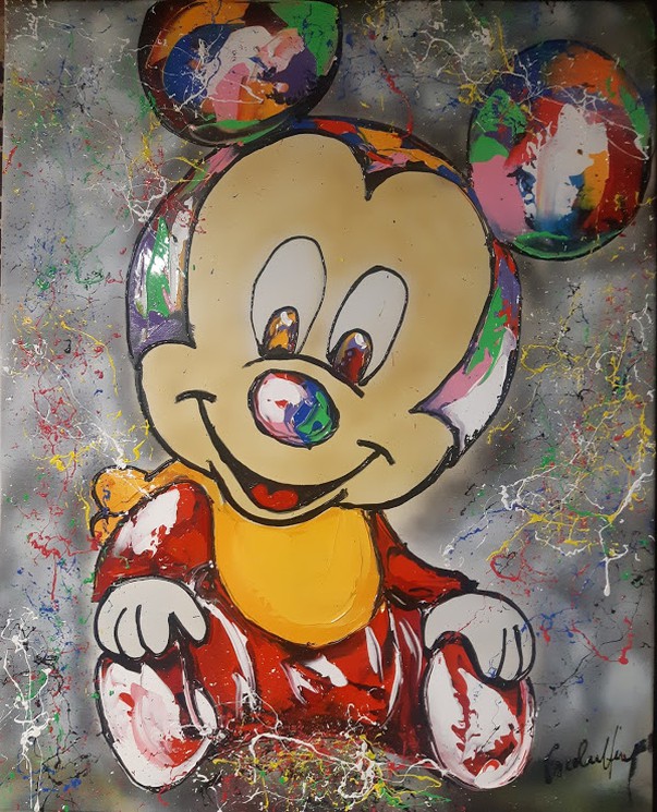 Bebe Mickey By Henry Escobar Painting Artsper 5032