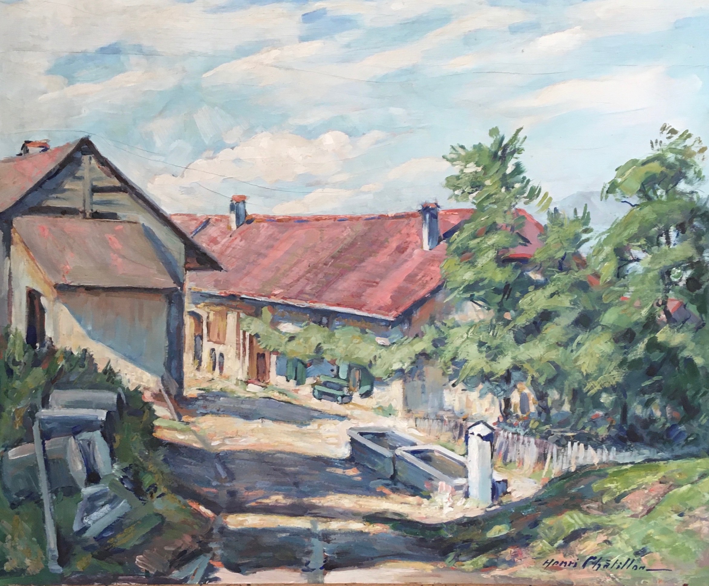 Henri Châtillon, La Fontaine, Cheseaux Henri Châtillon, La Fontaine, Cheseaux