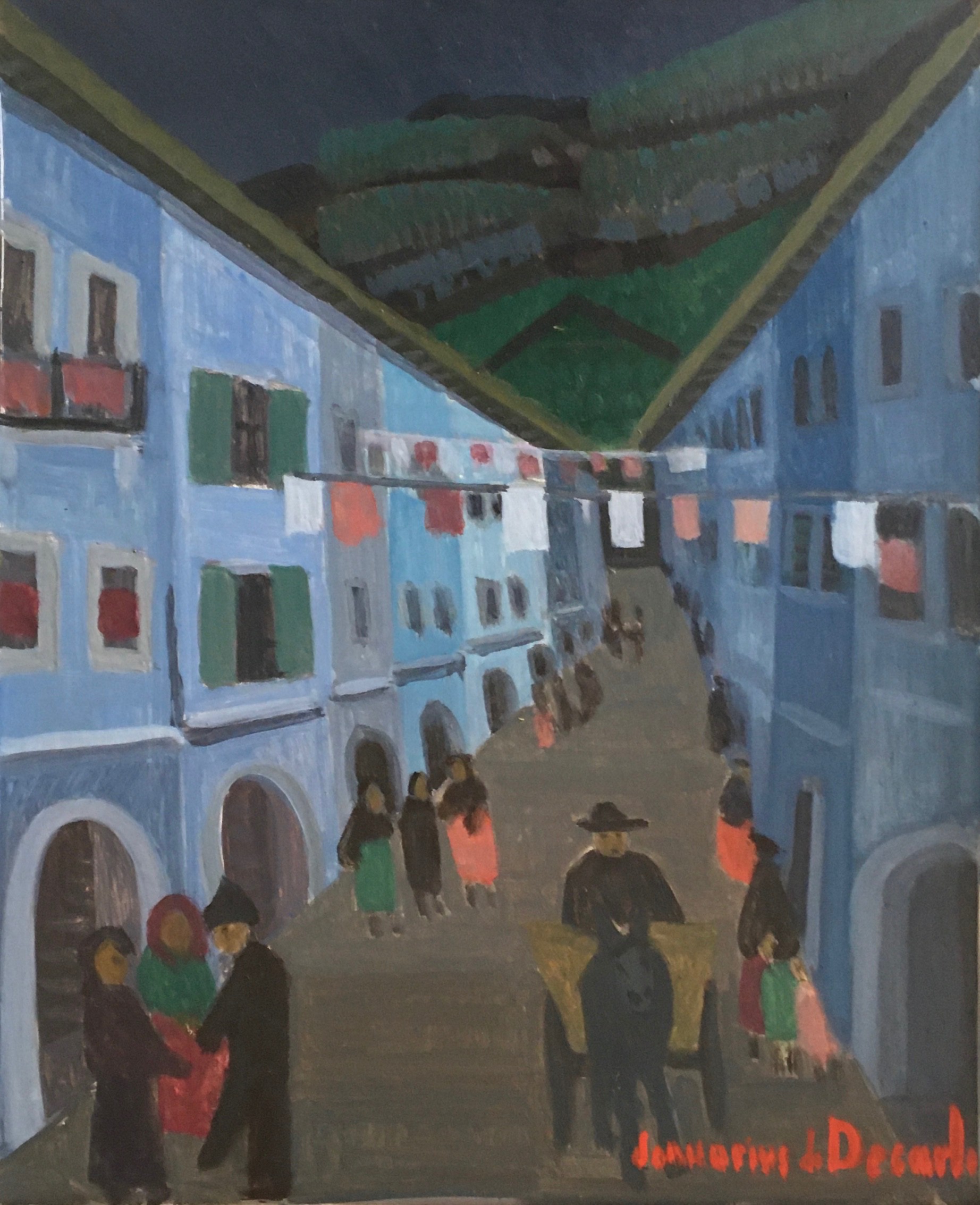 Albert Joseph Januarius Di Décarli, Rue Bleue Albert Joseph Januarius Di Décarli, Rue Bleue