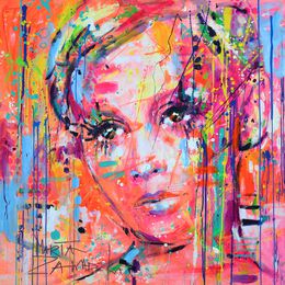 Painting, Twiggy, Marta Zawadzka