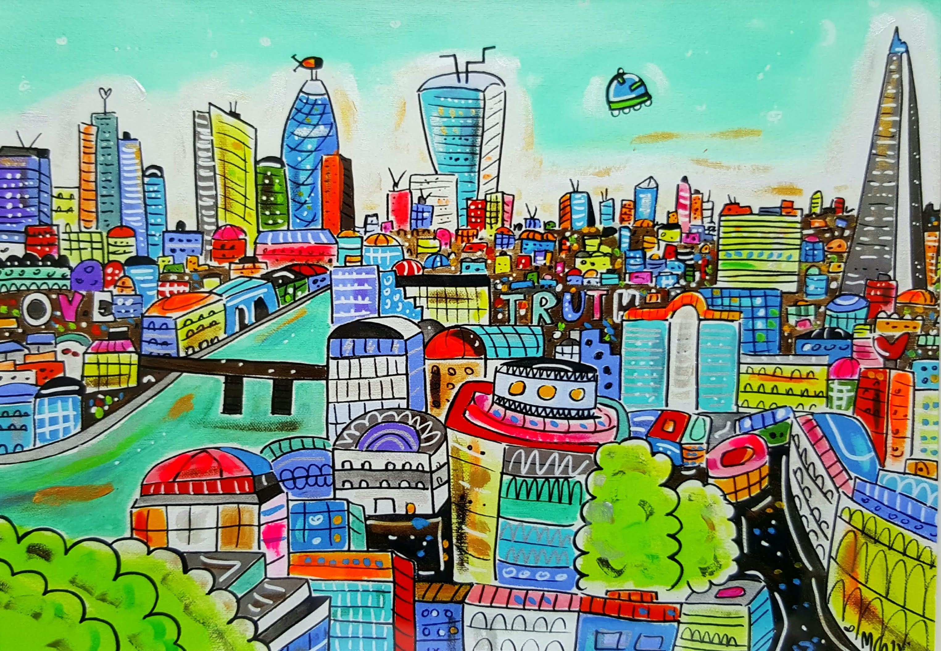Maria Luisa Azzini, Cartoon London Maria Luisa Azzini, Cartoon London
