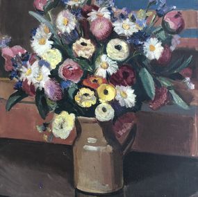 Pintura, Bouquet de fleurs, Georges Darel
