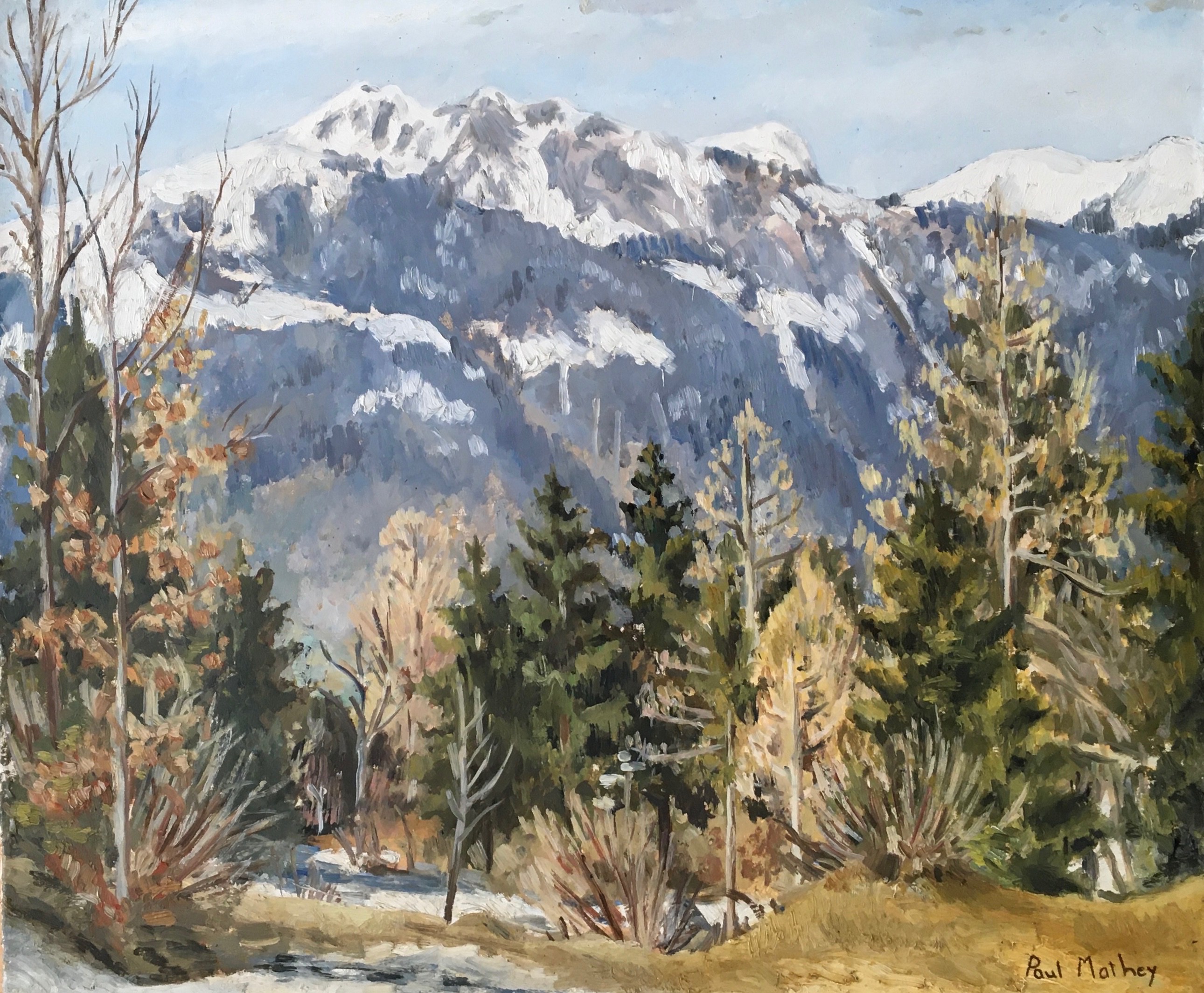 Paul Mathey, Vue sur la montagne Paul Mathey, Vue sur la montagne