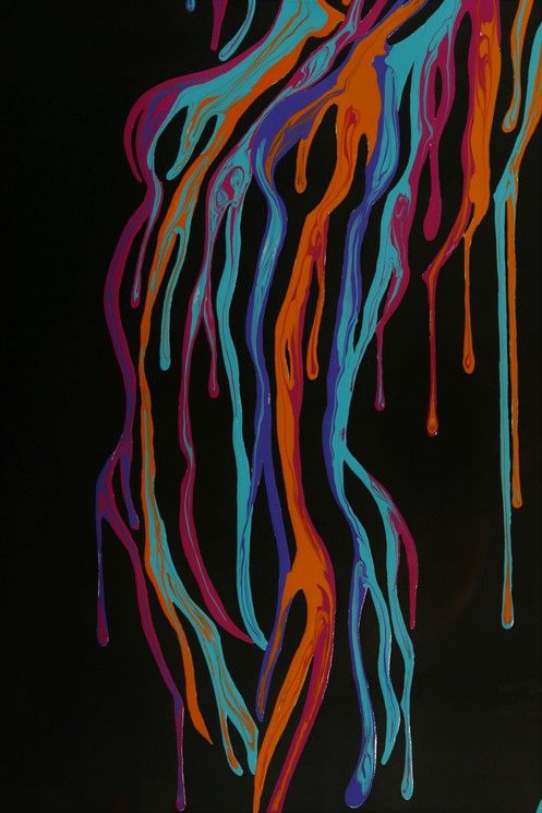 ▷ Summer Psychameleon 4.0 Black candy by Shane Turner, 2014, Painting