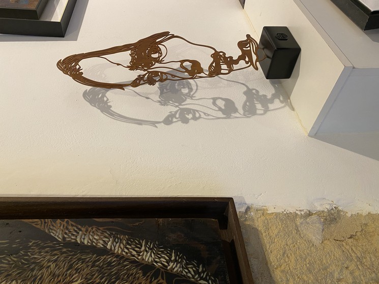 C215, Portrait sculpture originale, Escultura vendida con pedestal de madera