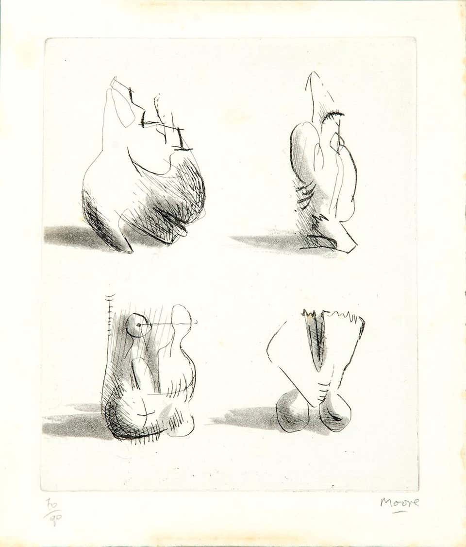 Henry Moore, Composition Henry Moore, Composition