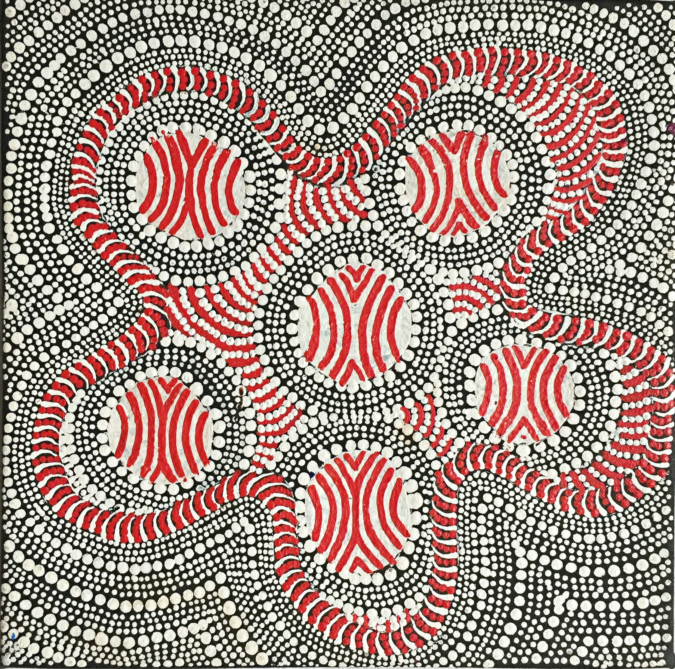 Jill Nungarrayi Watson, Janmarda Jukurrpa (Bush Onion Dreaming) Jill Nungarrayi Watson, Janmarda Jukurrpa (Bush Onion Dreaming)