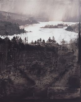Cold Lake - Winter Showers, David Smith