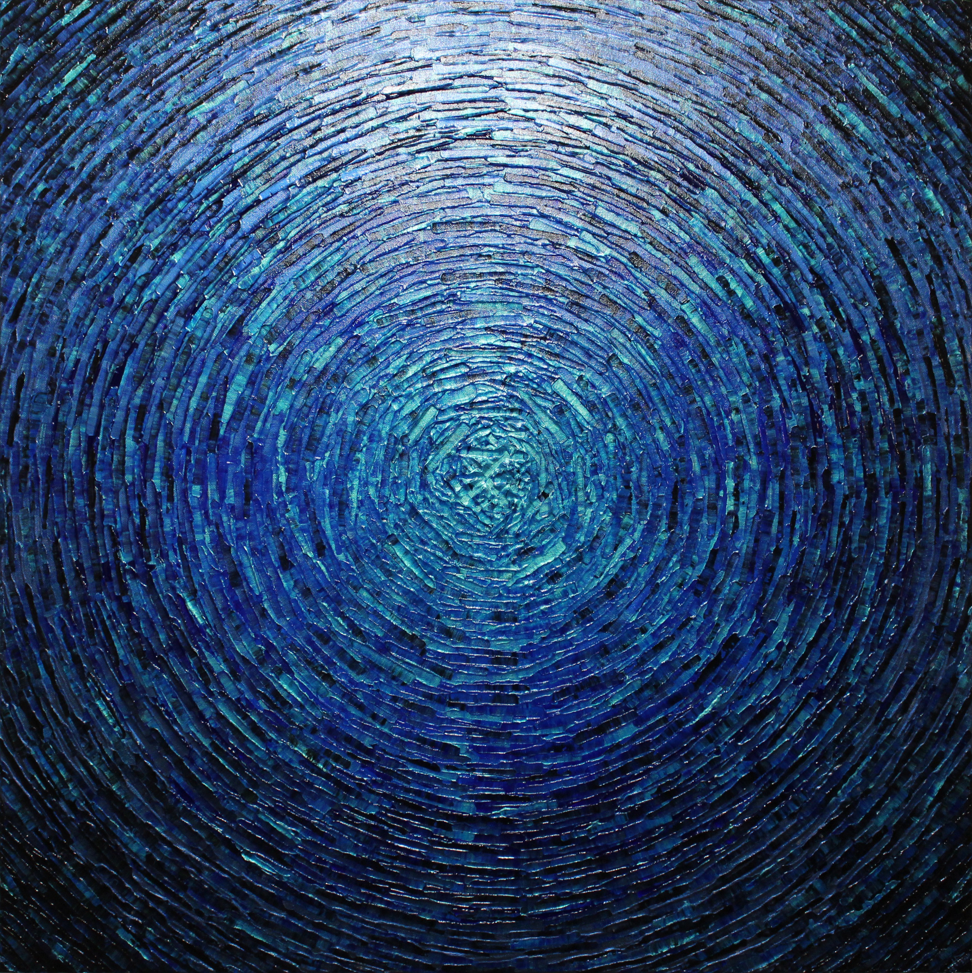 Jonathan Pradillon, Grand éclat couleur bleu iridescent Jonathan Pradillon, Grand éclat couleur bleu iridescent