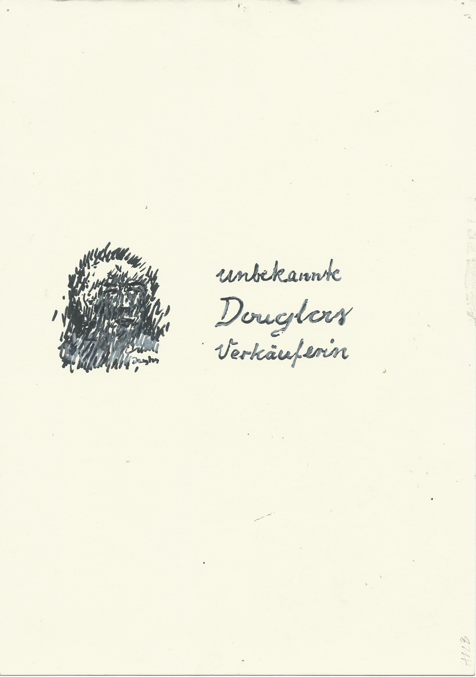 Henrik Jacob, Inconnue Douglas vendeuse Henrik Jacob, Inconnue Douglas vendeuse