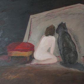Painting, Conversation silencieuse, Patrick Devreux