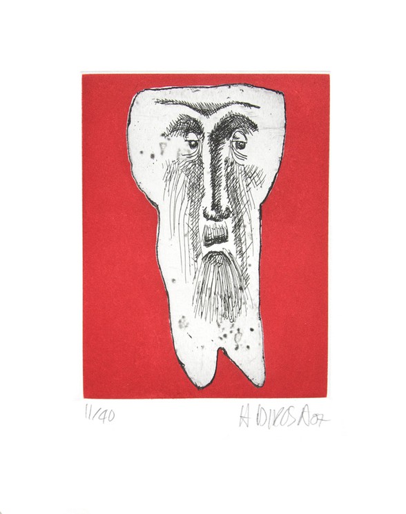 Hervé Di Rosa, Dent N°15, Édition sur Rives Artist & BFK Rives