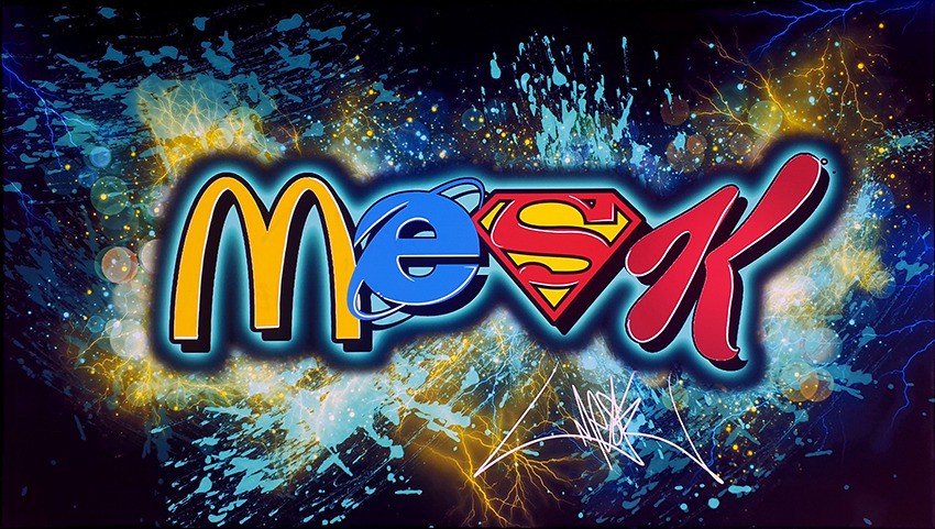 Papa Mesk, Super Mesk (Misappropriation Logo) Papa Mesk, Super Mesk (Misappropriation Logo)