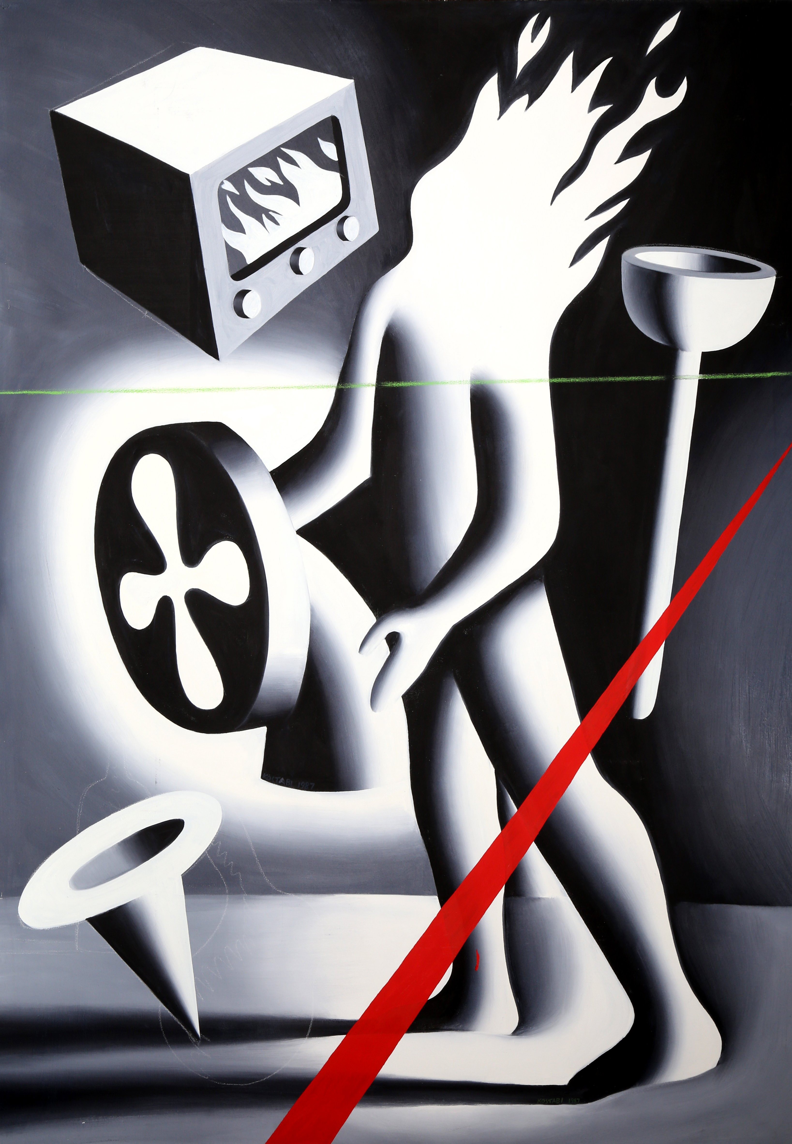 Mark Kostabi, Is Gramercy Park Burning? Mark Kostabi, Is Gramercy Park Burning?