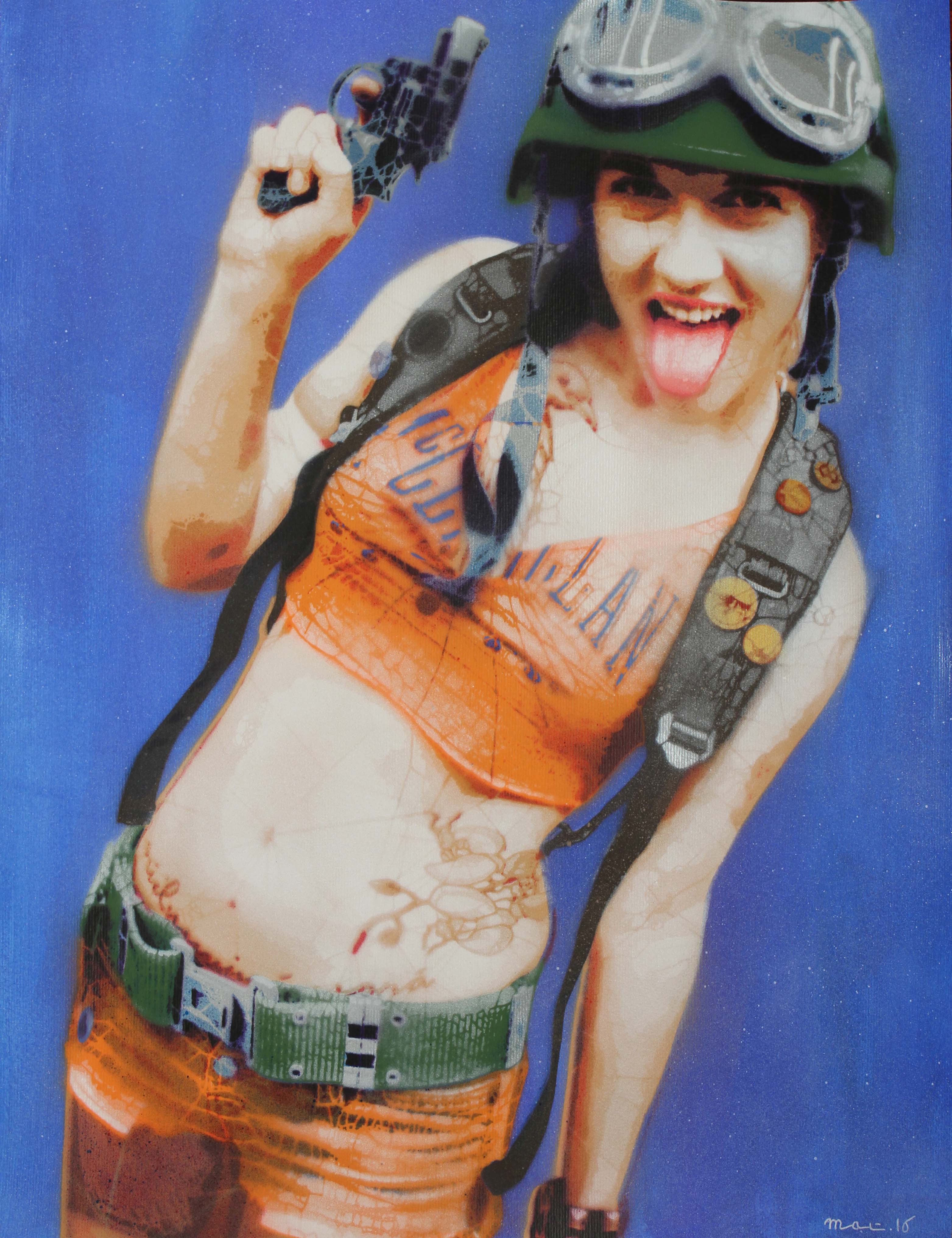Mat Elbé, Tank Girl (blue) Mat Elbé, Tank Girl (blue)
