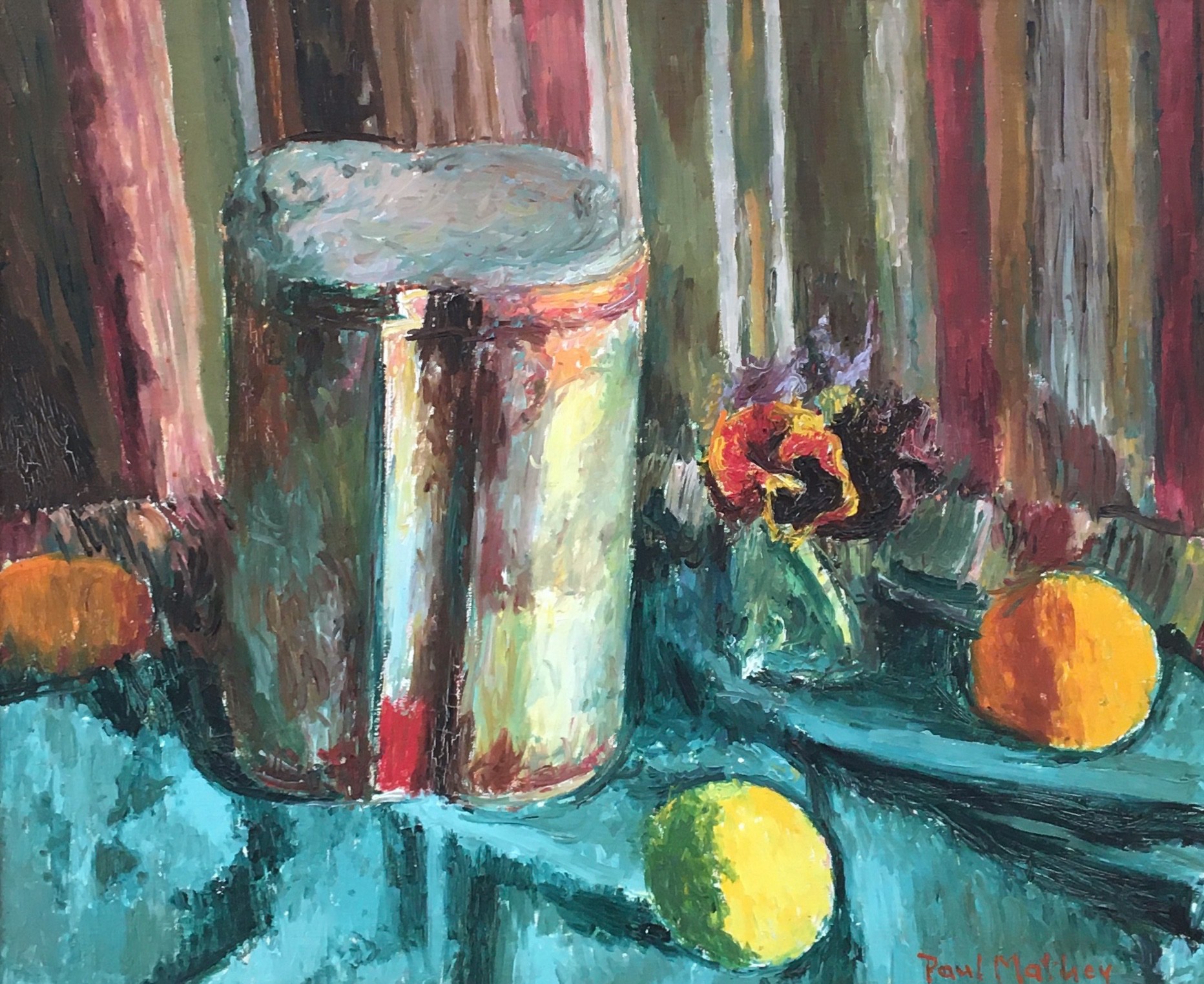 Paul Mathey, Nature morte aux pensées Paul Mathey, Nature morte aux pensées
