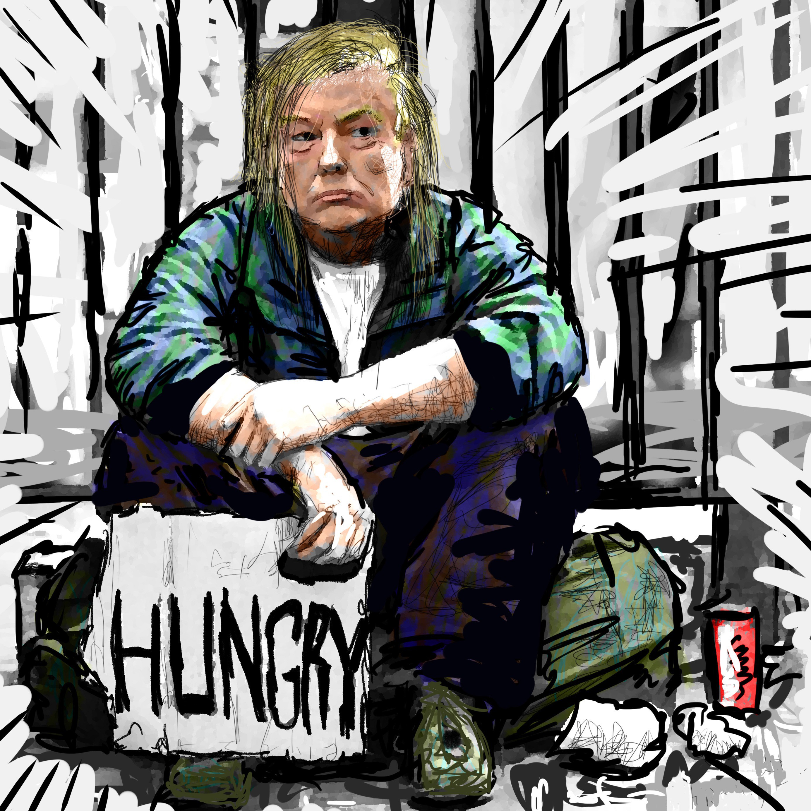 Blankman, Trump at Home Blankman, Trump at Home