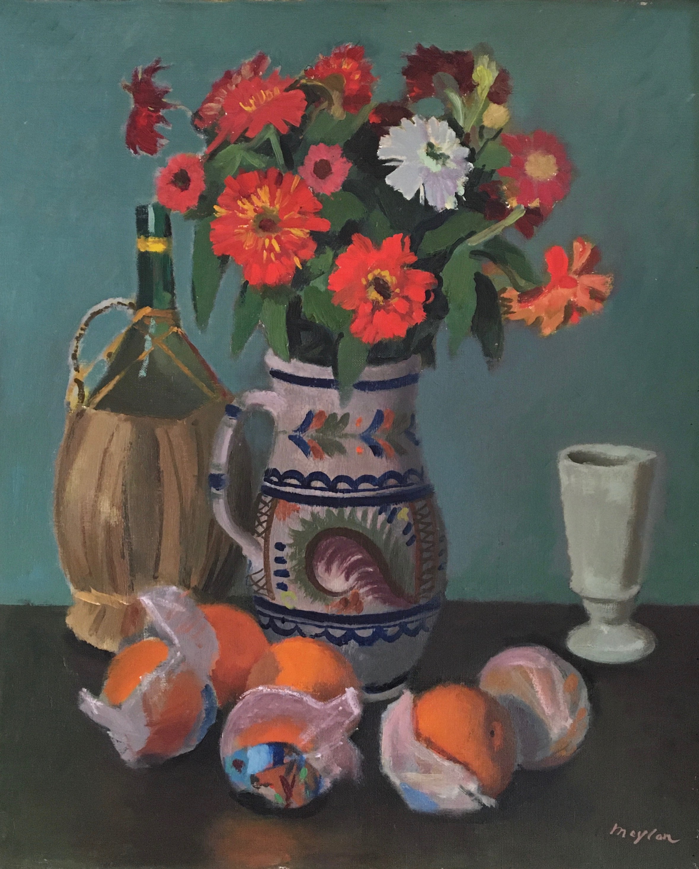 Henry Meylan, Nature morte aux oranges Henry Meylan, Nature morte aux oranges