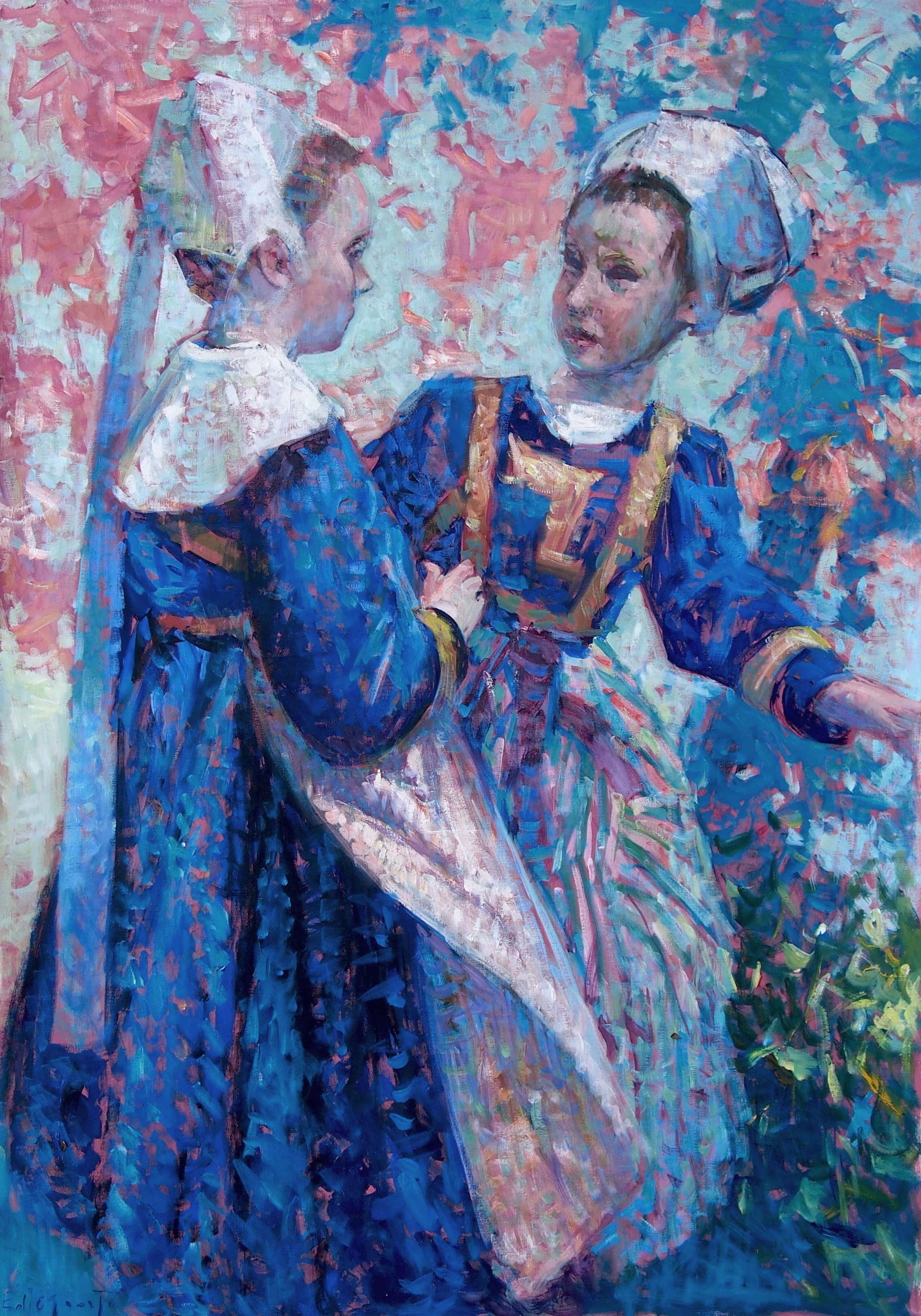 Eugène Bégarat, Jeunes filles de Pont-Aven Eugène Bégarat, Jeunes filles de Pont-Aven