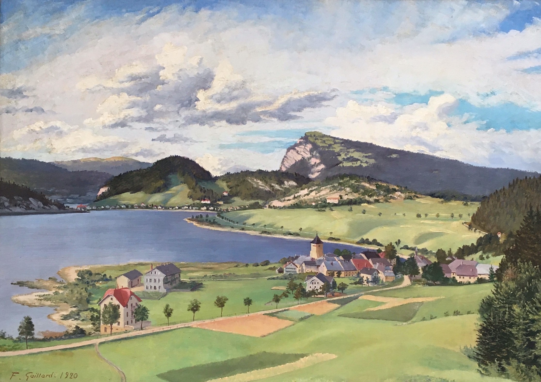 Fridolin Gaillard, L'Abbaye au Val de Joux Fridolin Gaillard, L'Abbaye au Val de Joux