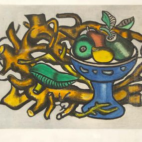 Print, Nature morte à la Coupe de Fruit, Fernand Léger