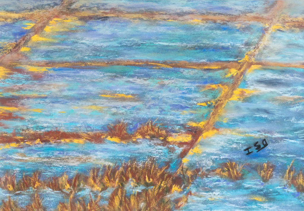 Isabelle Alberge, Interprétation, marais salants 3 Isabelle Alberge, Interprétation, marais salants 3