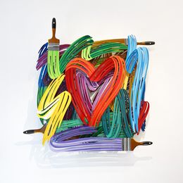 Skulpturen, Graffiti Heartist, David Gerstein