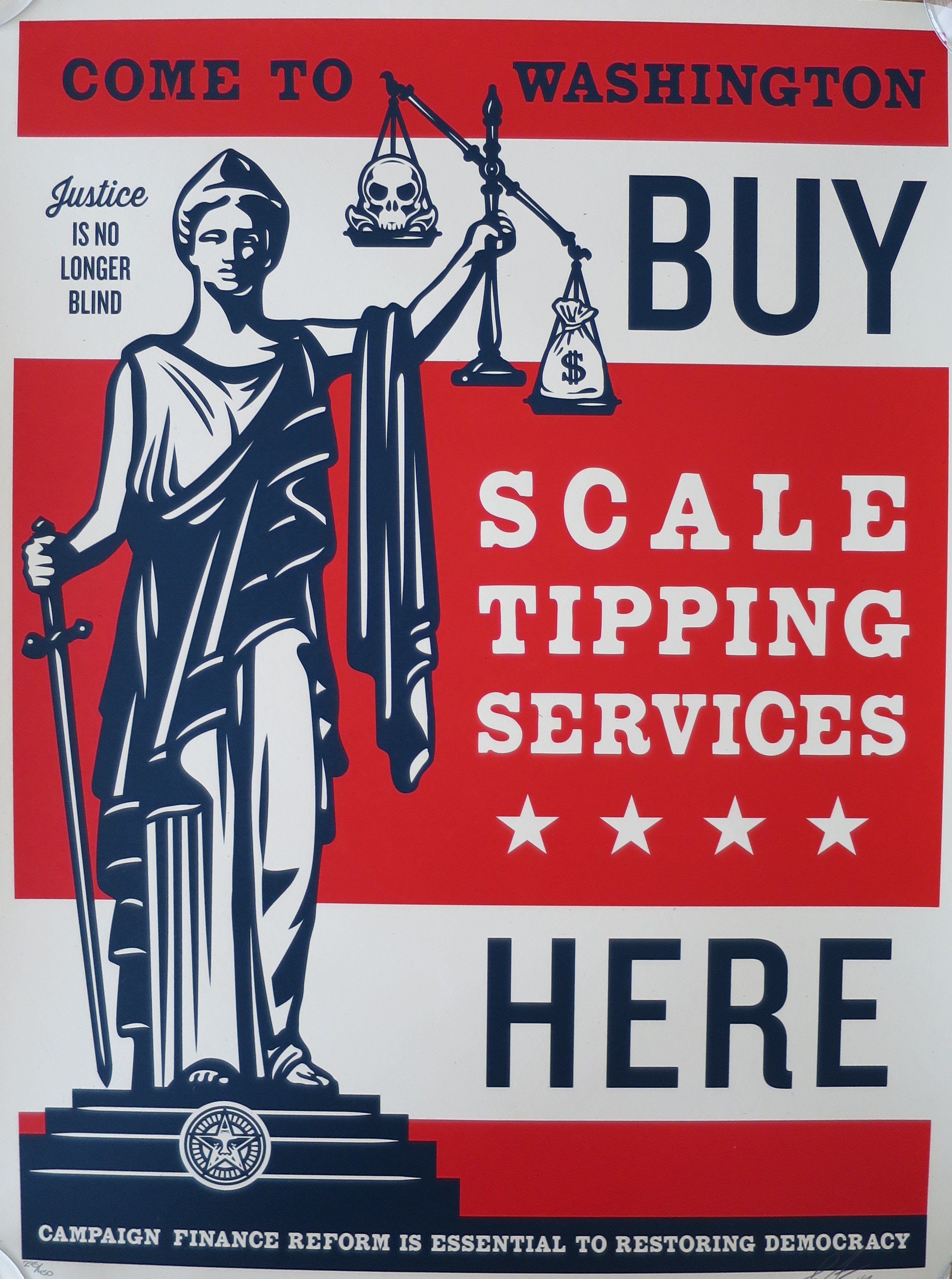 Shepard Fairey (Obey), Scale Tipping Shepard Fairey (Obey), Scale Tipping