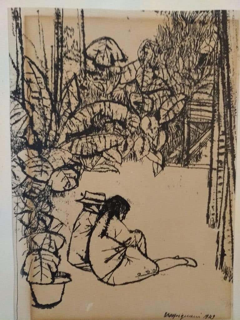Renzo Vespignani, Couple of Figures in the Nature Renzo Vespignani, Couple of Figures in the Nature