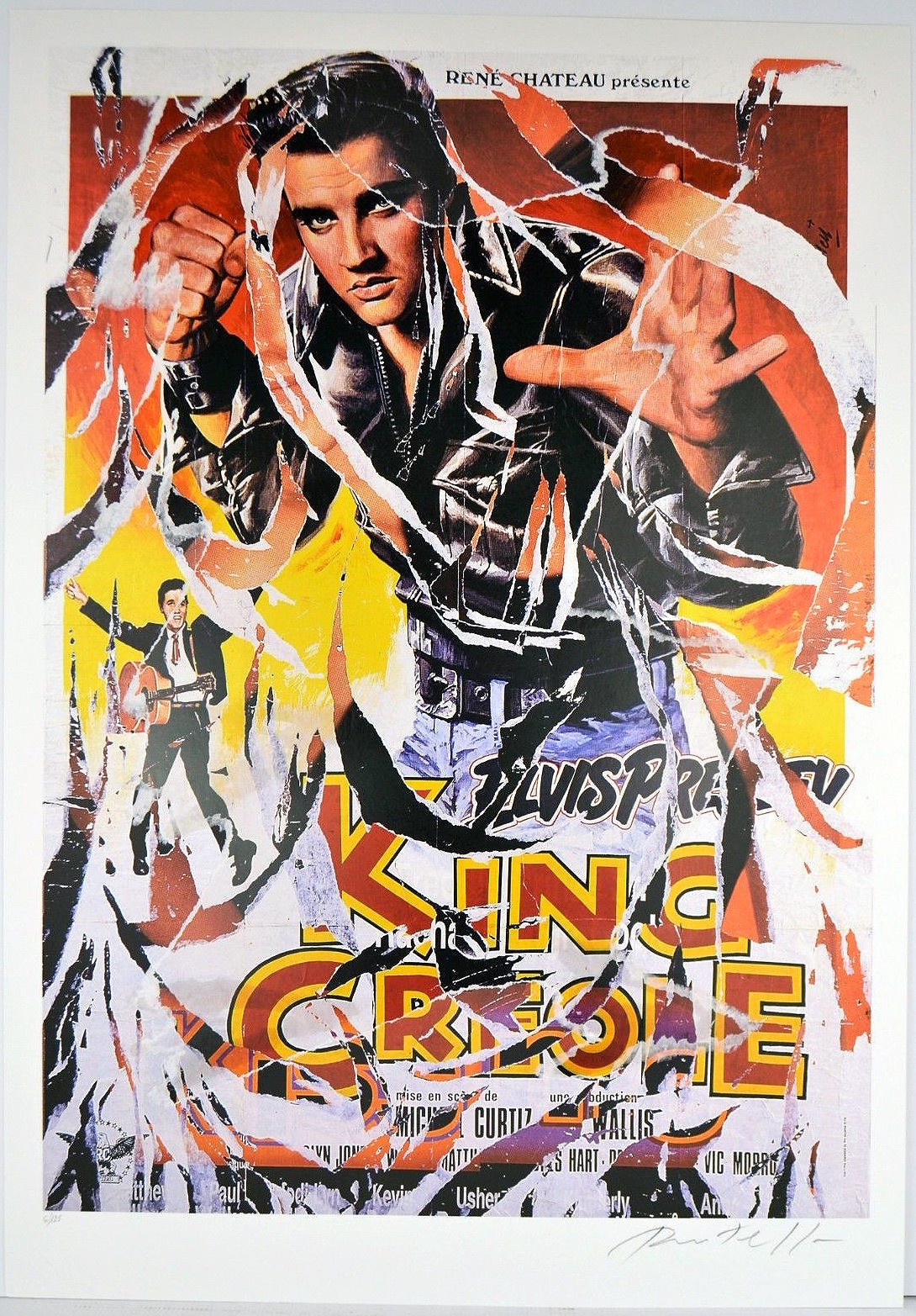 Mimmo Rotella, King creole Mimmo Rotella, King creole