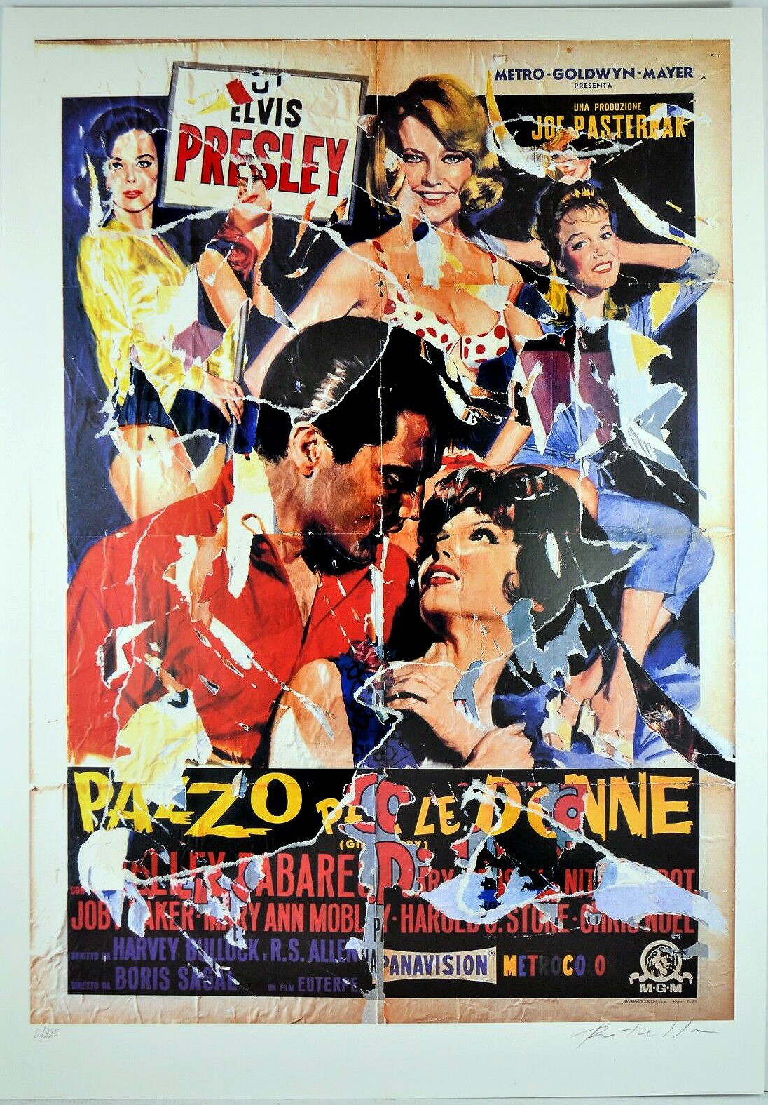 Mimmo Rotella, Pazzo per le donne (girl happy) Mimmo Rotella, Pazzo per le donne (girl happy)