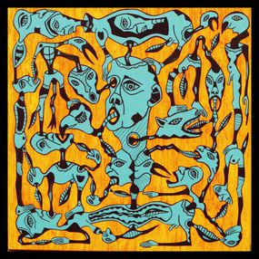 Gemälde, Anthrophages II, Kej